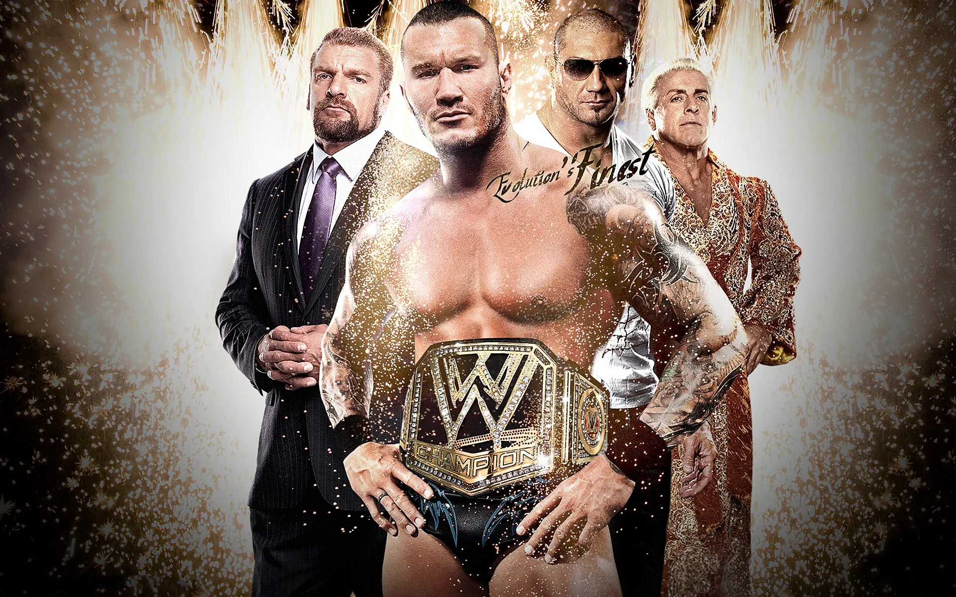 Реслинг на русском 2024 года. Randy Orton WWE. Randy Orton 2018. WWE Рэнди Ортон. WWE Batista Triple h and Randy Orton.